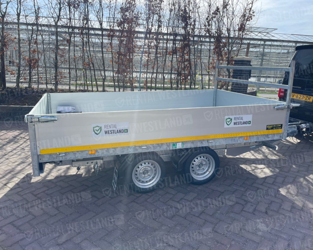 Elektrische kiep aanhangwagen